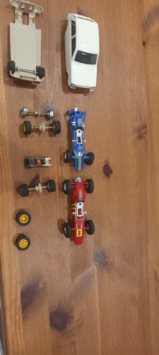 Lote Scalextric: Coches y Accesorios Antiguos