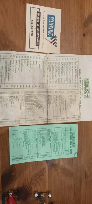 Lote Scalextric: Coches y Accesorios Antiguos