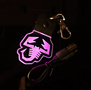 Llavero LED Abarth Escorpion Logo - Multicolor