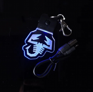 Llavero LED Abarth Escorpion Logo - Multicolor
