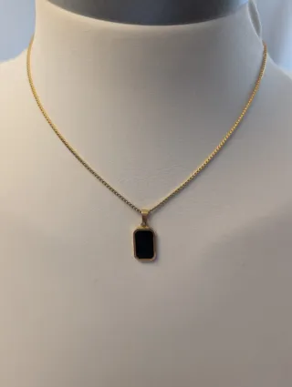 Colgante Acero Baño Oro