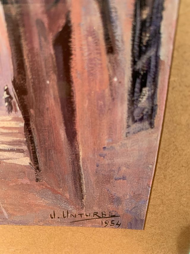 Lámina de foto J. Unturbe 1954