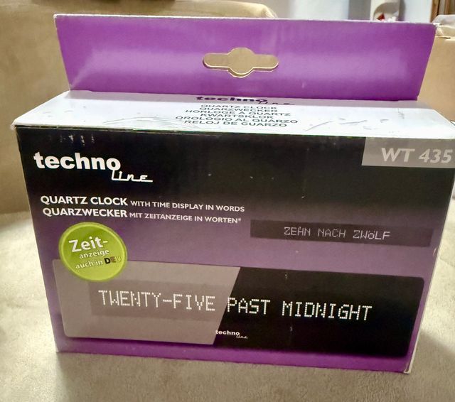 Technoline WT 435 Reloj Digital Palabras