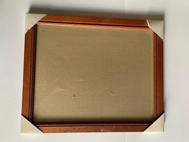 Marco de fotos madera marrón