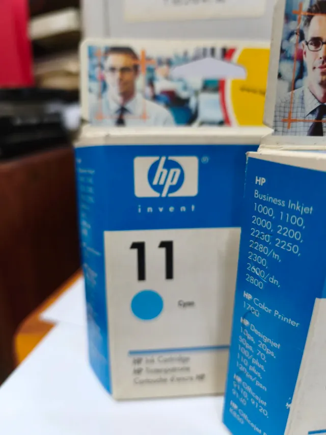 Cartuchos HP 10 y 11 (Negro, Cyan, Magenta)