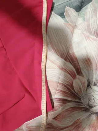 Falda rosa volantes talla 38