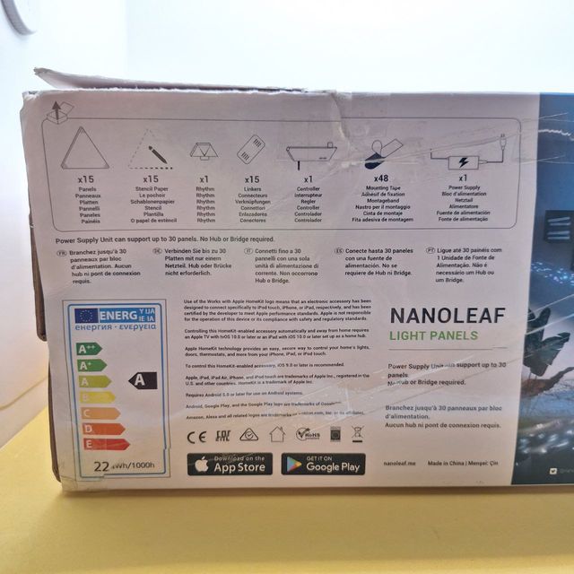 Nanoleaf Aurora Kit Ritmo 15 Pannelli