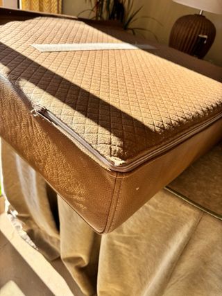 Sofá piel 3 plazas con chaiselongue