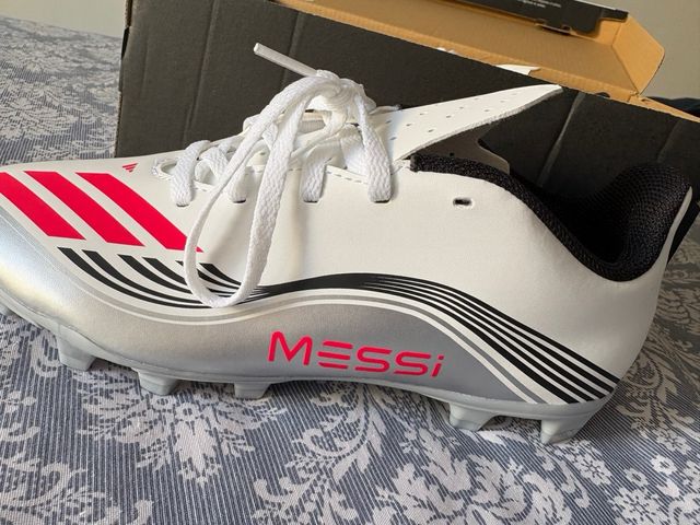 Botas de fútbol Adidas F50 Blancas Talla 38