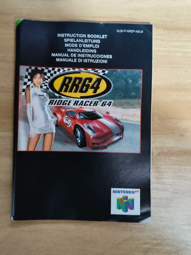 Manuale Ridge Racer 64 N64