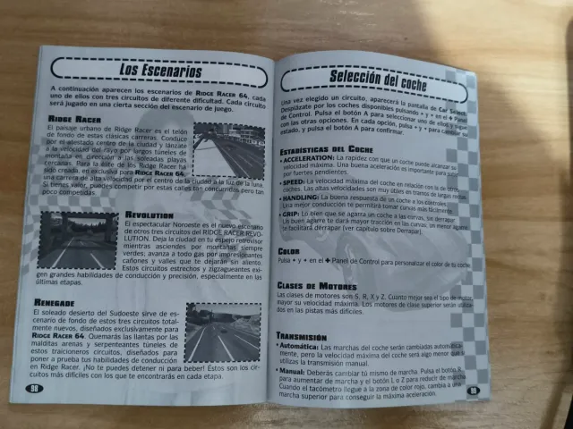 Manuale Ridge Racer 64 N64