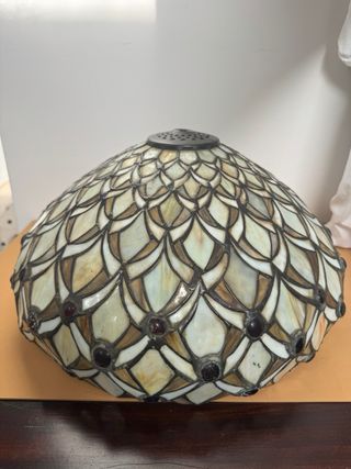 Abat-jour  Tiffany Donna Base Metallo