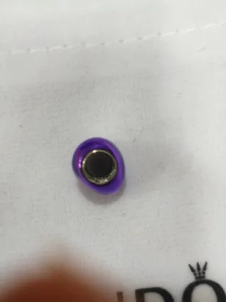 Charm Pandora Corazón Morado Metalizado 15€