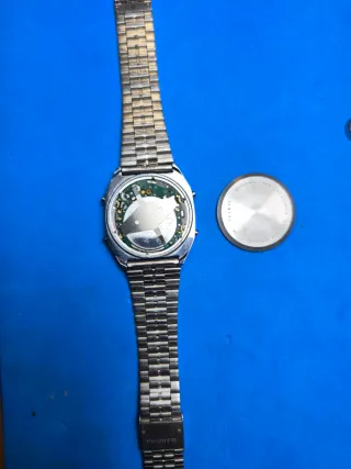 Reloj Alba Seiko Y789-5500 Digital Vintage.