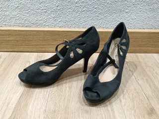 Zapatos de vestir negros talla 38