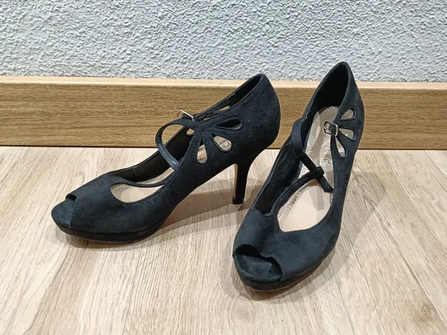 Zapatos de vestir negros talla 38