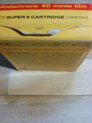 Kodachrome 40 Super 8 Sin Abrir 1976