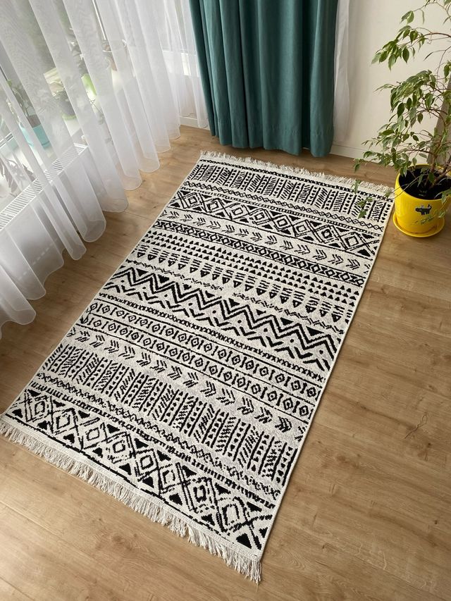 Tappeto in cotone etnico 120x180 cm