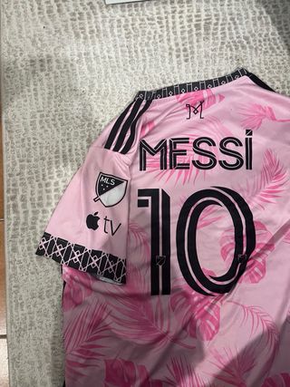 Maglia calcio Messi Inter Miami rosa