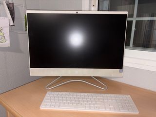 Ordenador HP Plata y Blanco