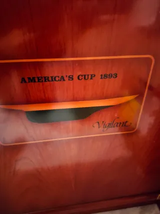 Lote Vintage Náutico: Escritorio + 2 Mesillas