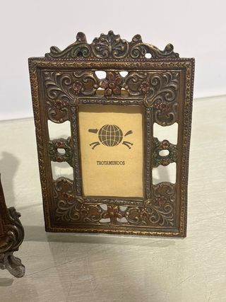 Juego de 3 portafotos decorativos