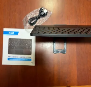 Tastiera Bluetooth AZERTY Nera