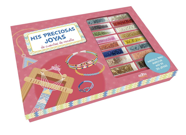 Kit Manualidades Joyas Cuentas Rocalla