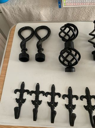 Cortinas varias y accesorios