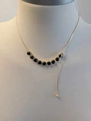 Colgante perla y circonitas oro