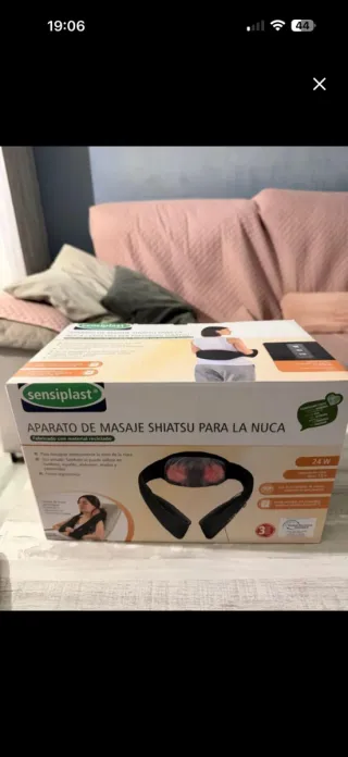 Masajeador Shiatsu Sensiplast para lumbar y Nuca