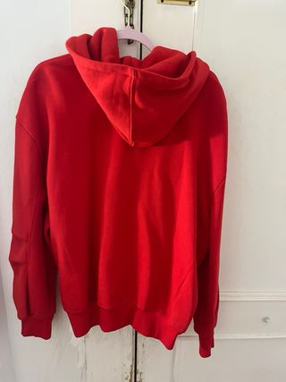 Sudadera Zara Oversized Roja