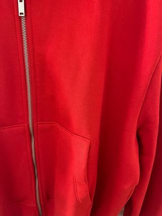 Sudadera Zara Oversized Roja