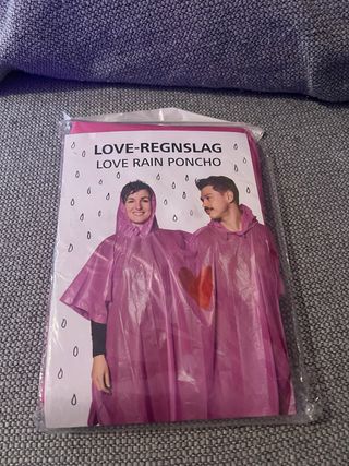 Poncho de lluvia para parejas