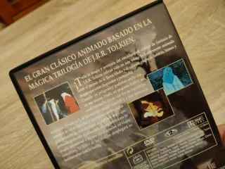 El Señor de los Anillos DVD. Película Animada.