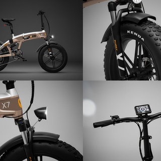 Bicicleta Eléctrica Plegable X7 iCross FatBike