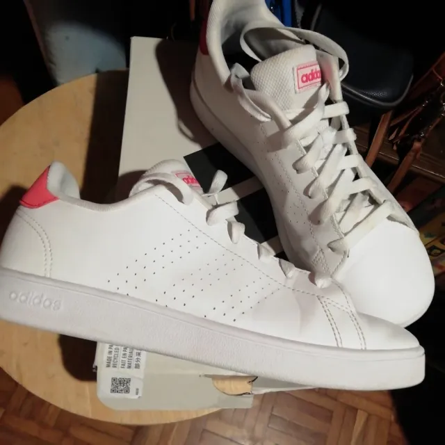 Deportivas Adidas Mujer Blancas y Rosas