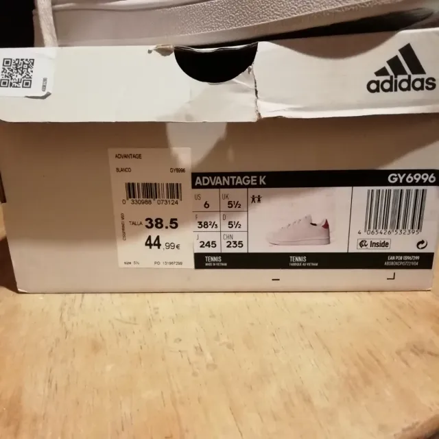 Deportivas Adidas Mujer Blancas y Rosas