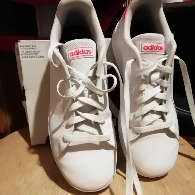 Deportivas Adidas Mujer Blancas y Rosas