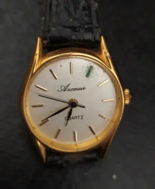 Lote 3 relojes, 1 chapado oro