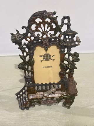 Juego 4 portafotos decorativos