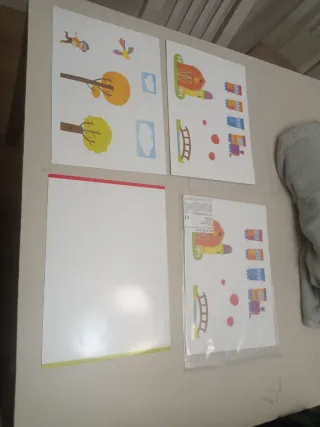 Imanes infantiles tren granja naturaleza