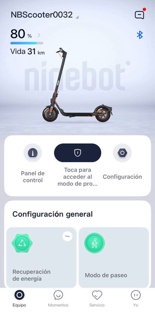 Ninebot F40E: me ve y piensa que soy un NPC