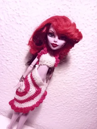 Vestido hecho a mano Monster High