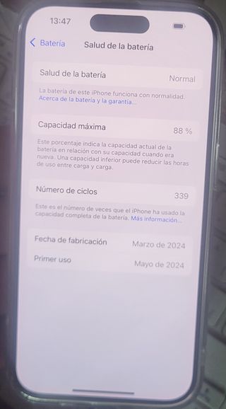 iPhone 15 Pro 256GB Gris Oscuro eSIM