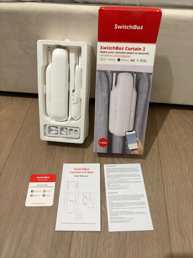 SwitchBot Curtain 3 U Rail 2 pezzi