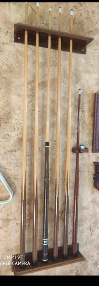 Mesa de billar convertible americano y carambolas