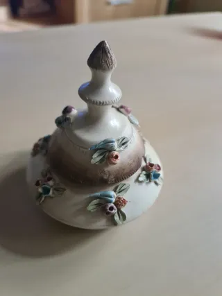 Joyero Mollica Capodimonte Porcelana Flores