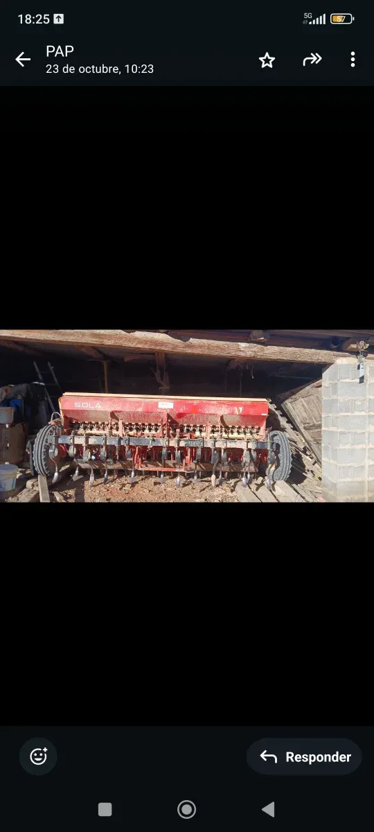 Sembradora MONOGRANO Y DE BOTA CEREAL