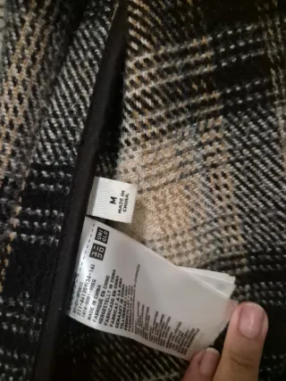 Chaqueta Uniqlo Talla M Oversize Cálida